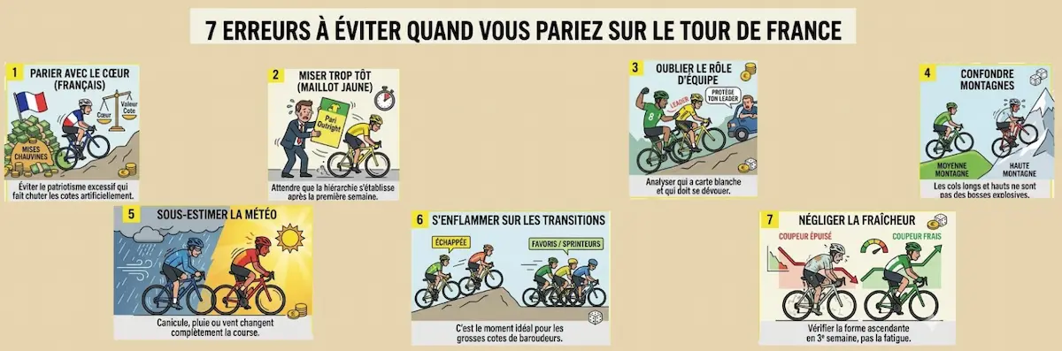 Erreurs à éviter