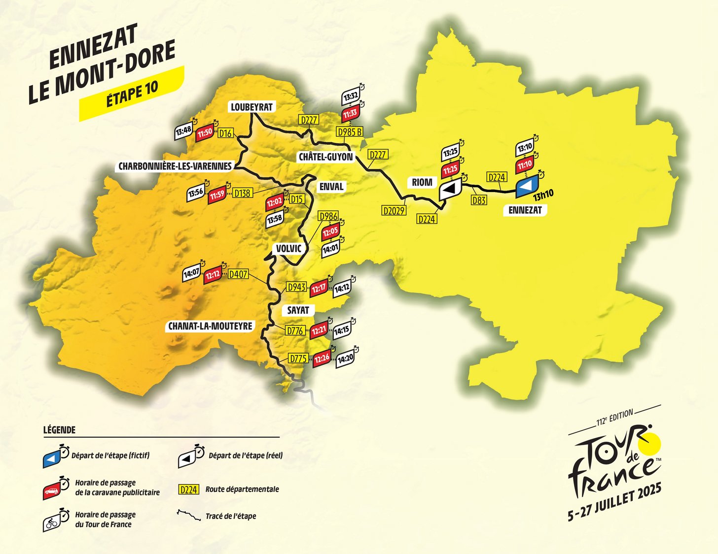 Ennezat - Le Mont-Dore Tour de France