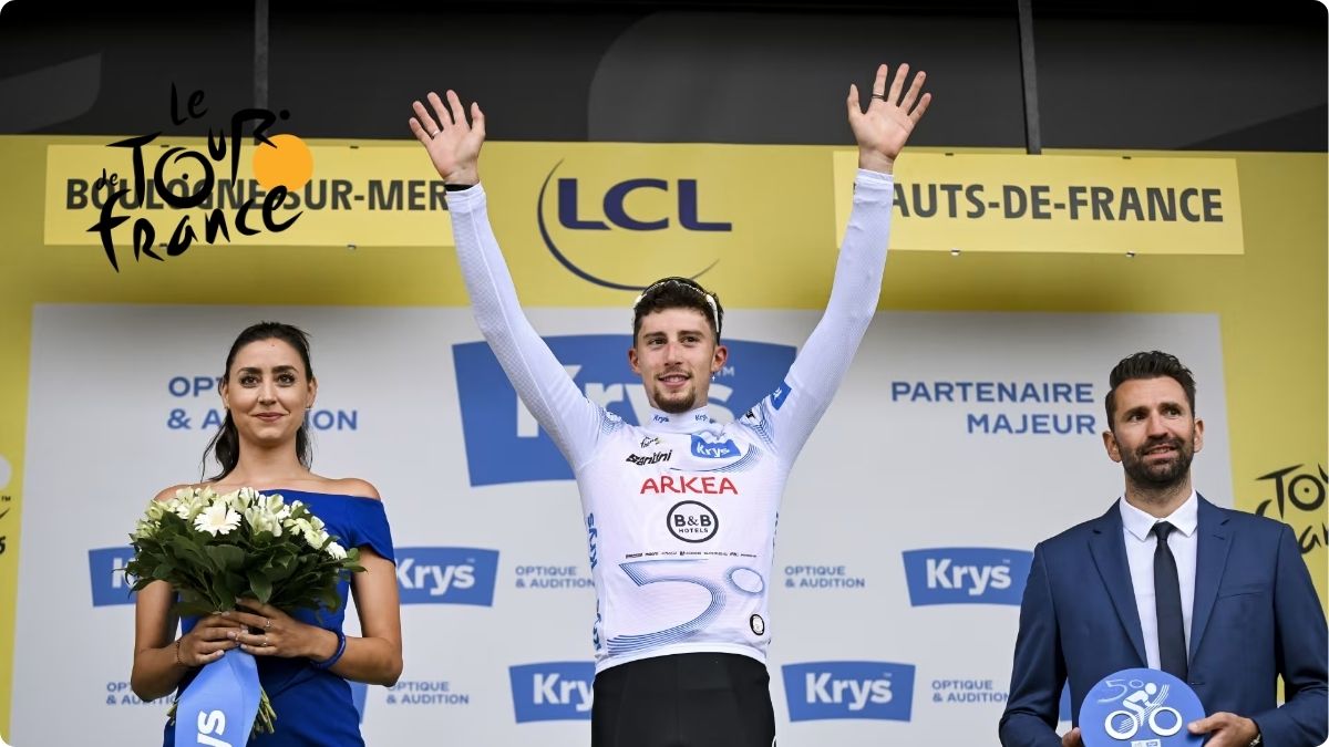 Kévin Vauquelin sur le podium provisoire