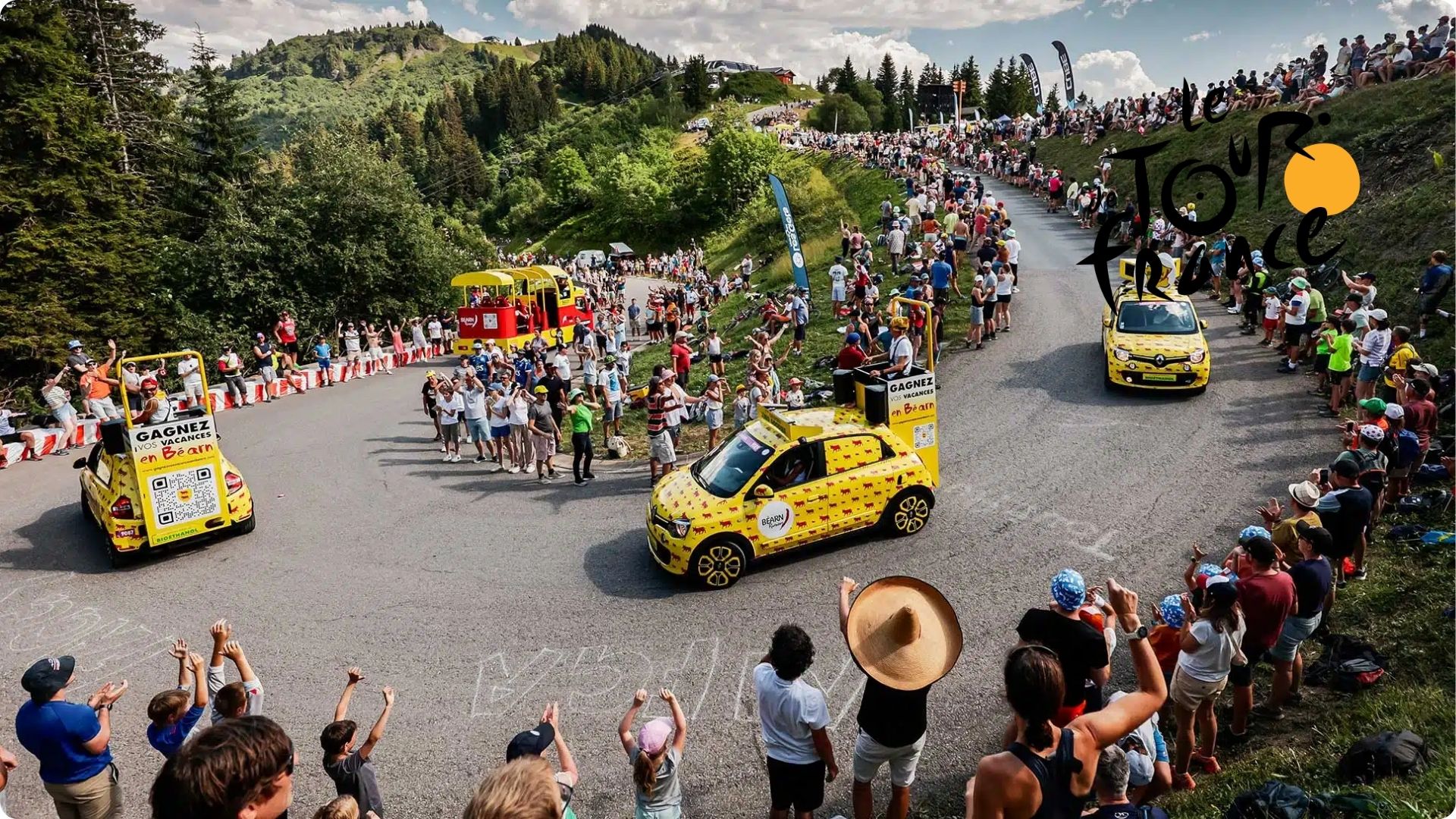 Passage en Béarn pour le Tour de France 2025