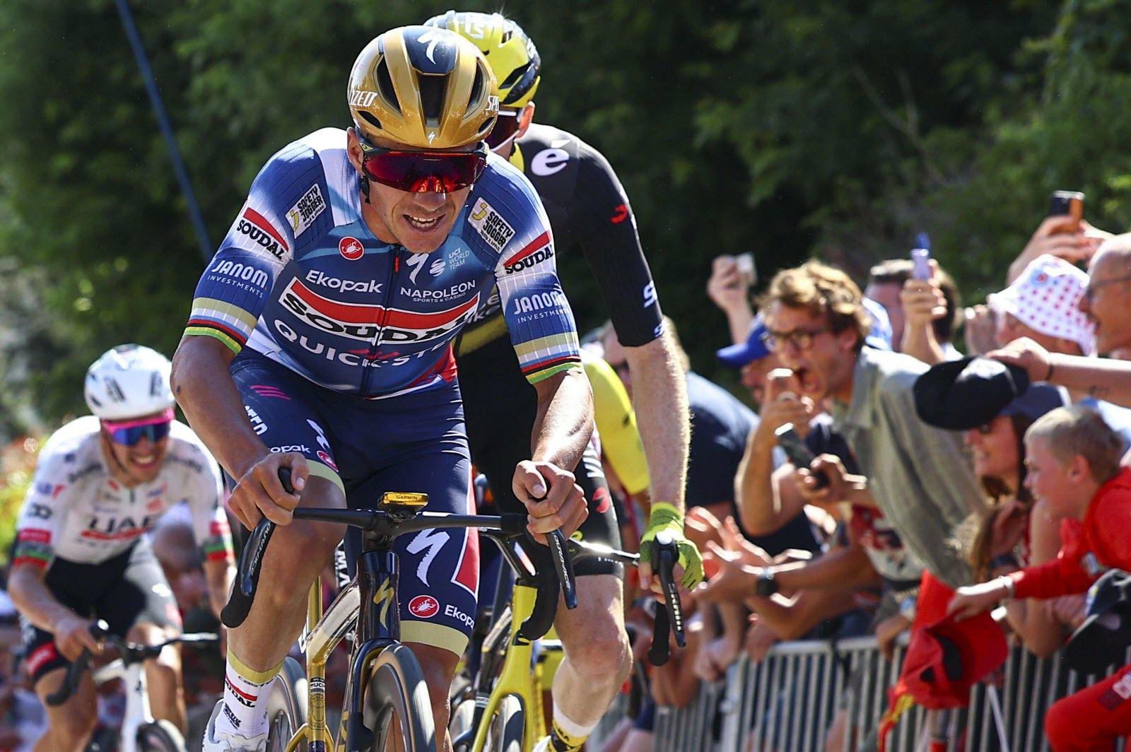 Remco Evenepoel dans le contre-la montre à Caen
